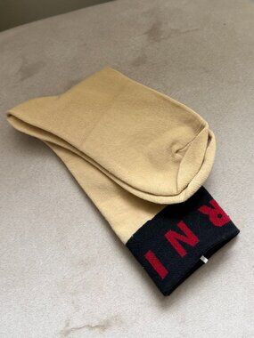 Logo beige socks
